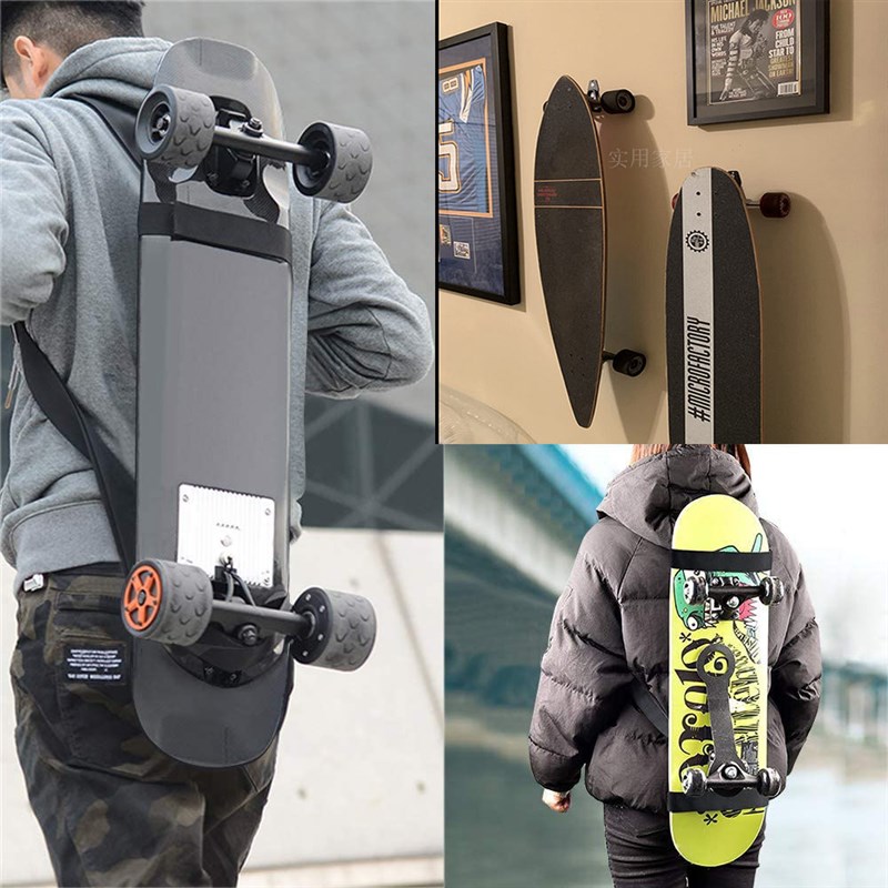 1 skateboard shoulder belt + 1 peg